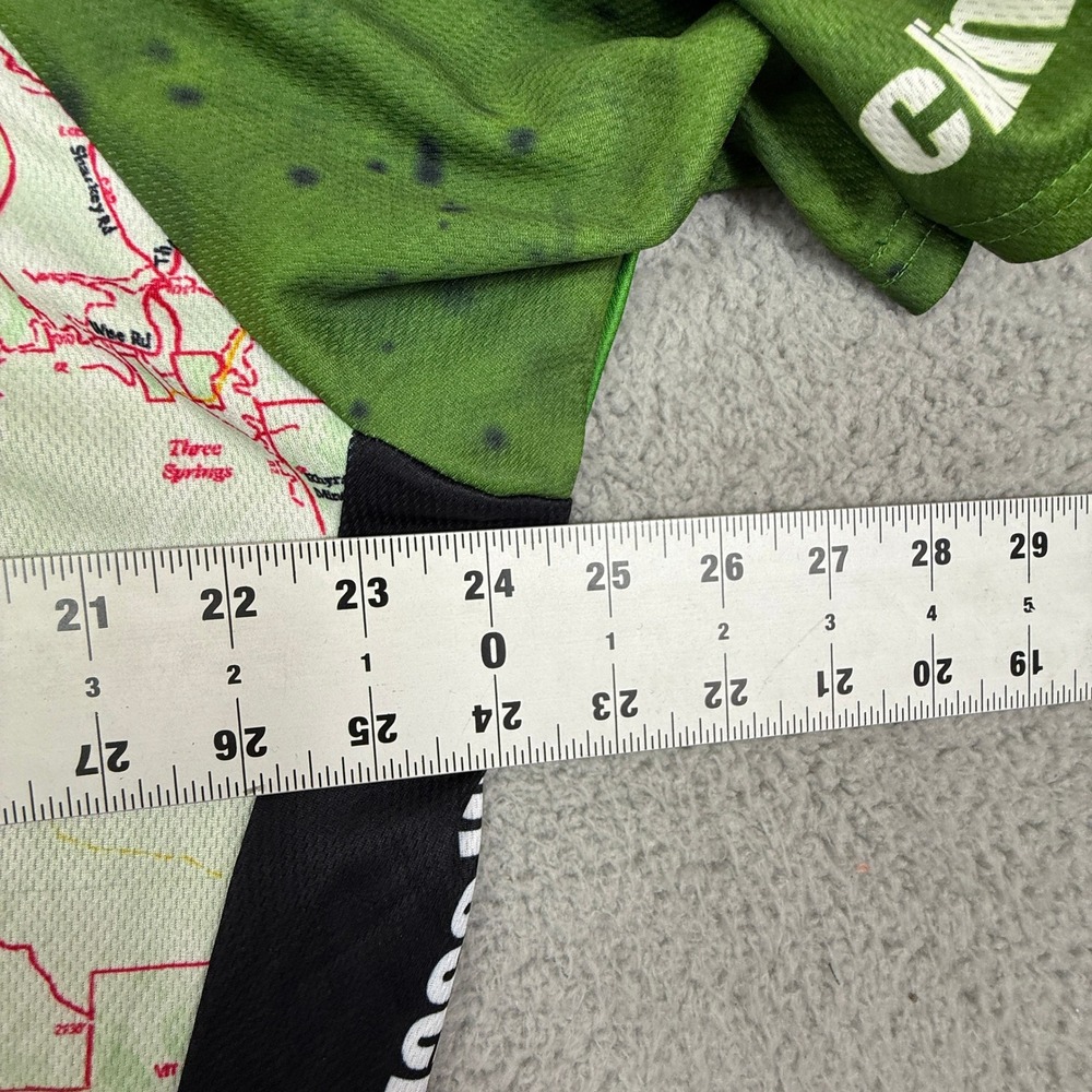 Voleer Save Mount Diablo Cycling Jersey 3X Large Green Map 30th Challenge - Picture 5 of 8